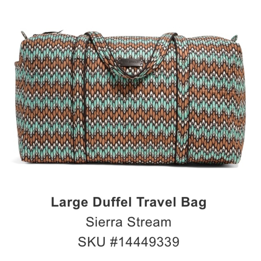 NEW Vera Bradley Large Duffle Bag